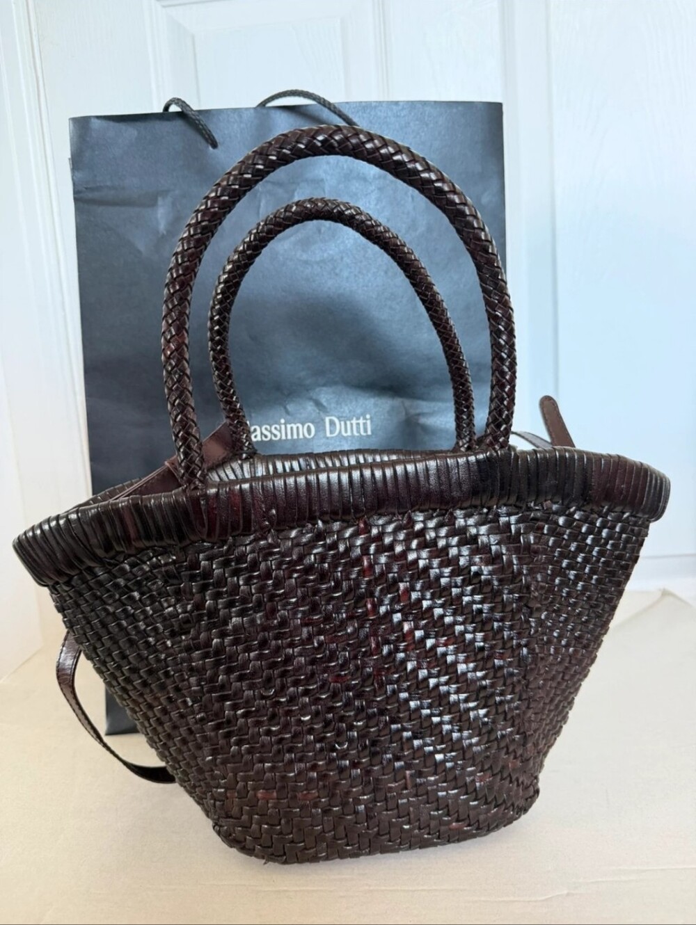 Massimo Dutti Leather Bag - Picture 3 of 7